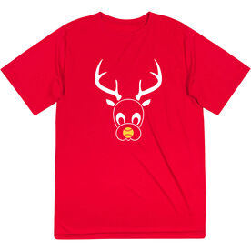 Softball Short Sleeve Performance Tee - Reindeer