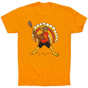 Guys Lacrosse Short Sleeve T-Shirt - Cage Free Turkey Crank Shot