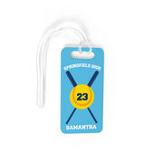 Softball Bag/Luggage Tag - Personalized Team Crossed Bats