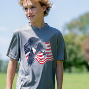 Hockey Short Sleeve Performance Tee - Hockey Eagle