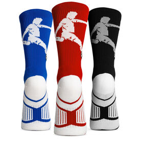 Soccer Woven Mid-Calf Sock Set - All About the Kicks