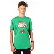 Baseball Short Sleeve T-Shirt - Baseball's My Favorite