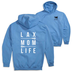 Lacrosse Hooded Sweatshirt - Lax Mom Life (Back Design)