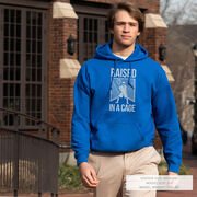 Guys Lacrosse Hooded Sweatshirt - Raised In The Cage