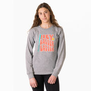 Softball Tshirt Long Sleeve - Hey Batter Batter