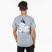 Baseball Short Sleeve T-Shirt - 3 Up 3 Down (Back Design)