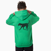 Hockey Hooded Sweatshirt - Howe the Hockey Dog (Back Design)