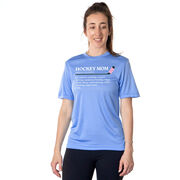 Hockey Short Sleeve Performance Tee - Hockey Mom Definition
