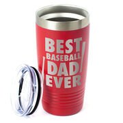 Baseball 20 oz. Double Insulated Tumbler - Best Dad Ever