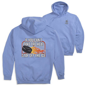 Hockey Hooded Sweatshirt - If You Can't Take the Heat (Back Design)