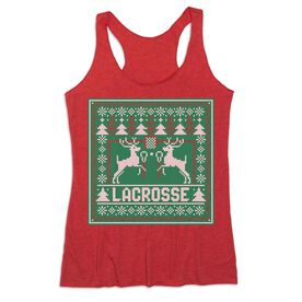 Girls Lacrosse Women's Everyday Tank Top - Lacrosse Christmas Knit