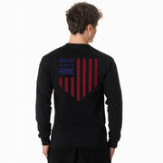 Baseball Tshirt Long Sleeve - No Place Like Home (Back Design)