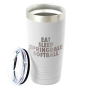 Softball 20 oz. Double Insulated Tumbler - Personalized Eat Sleep Softball