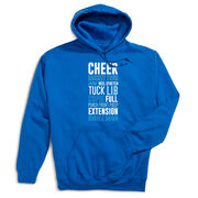 Cheerleading Hooded Sweatshirt - Cheerleading Words