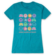 Cheerleading Women's Everyday Tee - Cheer Makes Me Happy