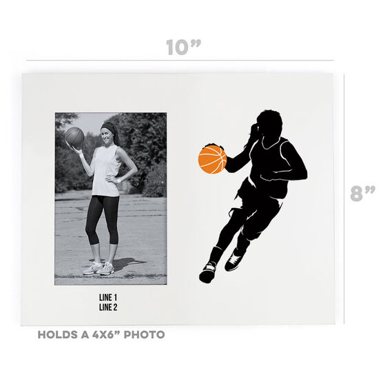 Basketball Photo Frame Girl Player Chalktalksports