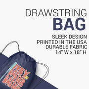 Softball Drawstring Backpack - Hey Batter Batter