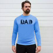 Soccer Long Sleeve Performance Tee - Soccer Dad Silhouette