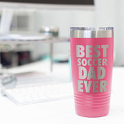 Soccer 20 oz. Double Insulated Tumbler - Best Dad Ever