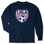 Soccer Tshirt Long Sleeve - Soccer USA