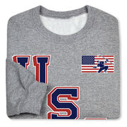 Hockey Crewneck Sweatshirt - Hockey USA Gold