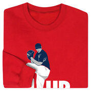 Baseball Crewneck Sweatshirt - 3 Up 3 Down