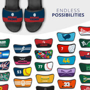 Volleyball Repwell&reg; Sandal Straps - Team Name Colorblock