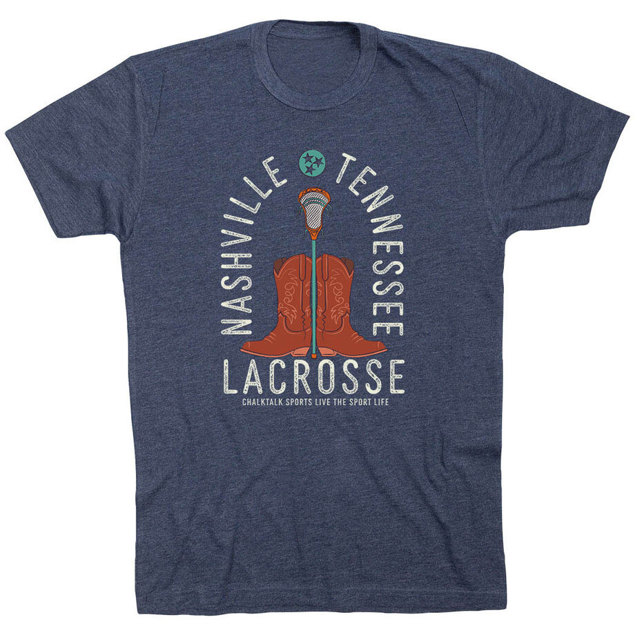 Guys Lacrosse Short Sleeve T-Shirt - Nashville Lacrosse