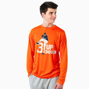 Baseball Long Sleeve Performance Tee - 3 Up 3 Down