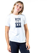 Cheerleading Short Sleeve T-Shirt - We Rise By Lifting Others