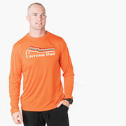 Guys Lacrosse  Long Sleeve Performance Tee - Lacrosse Dad Sticks