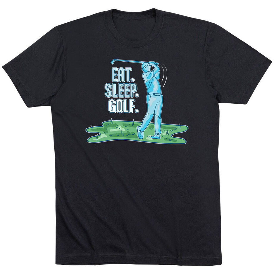 Golf Short Sleeve T-Shirt - Eat. Sleep. Golf
