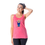 Hockey Women's Everyday Tank Top - Puck The Hockey Dog