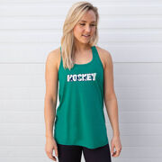 Hockey Flowy Racerback Tank Top - Hockey Life