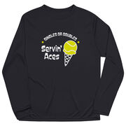 Tennis Long Sleeve Performance Tee - Servin' Aces