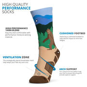 Bigfoot Woven Mid-Calf Socks