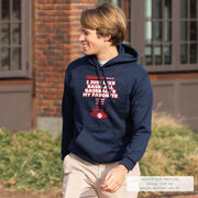 Baseball Hooded Sweatshirt - Baseball's My Favorite