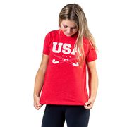 Field Hockey T-Shirt Short Sleeve - USA