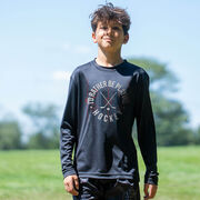 Hockey Long Sleeve Performance Tee - Rather Be Playing Hockey
