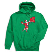Basketball Hooded Sweatshirt - Slam Dunk Santa