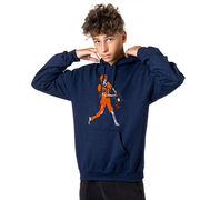 Baseball Hooded Sweatshirt - Home Run Zombie