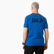 Soccer Short Sleeve T-Shirt - Soccer Dad Silhouette (Back Design)