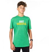 Wrestling Tshirt Short Sleeve Just Wrestle