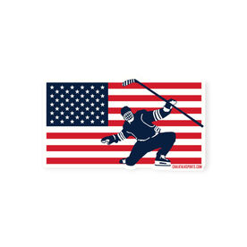 Hockey Sticker - Patriotic
