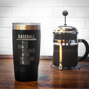 Baseball 20 oz. Double Insulated Tumbler - Baseball Father Words