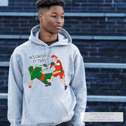 Guys Lacrosse Hooded Sweatshirt - Checking It Twice Lacrosse