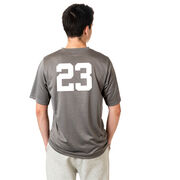 Hockey Short Sleeve Performance Tee - Rocky The Hockey Dog