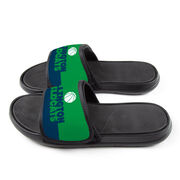 Basketball Repwell&reg; Slide Sandals - Team Name Colorblock