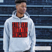 Hockey Hooded Sweatshirt - Straight Outta The Sin Bin