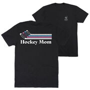 Hockey Short Sleeve T-Shirt - Hockey Mom Sticks (Back Design)